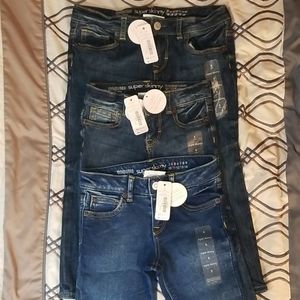 Gymboree Girls Super Skinny Jeans Indigo Blue Vary